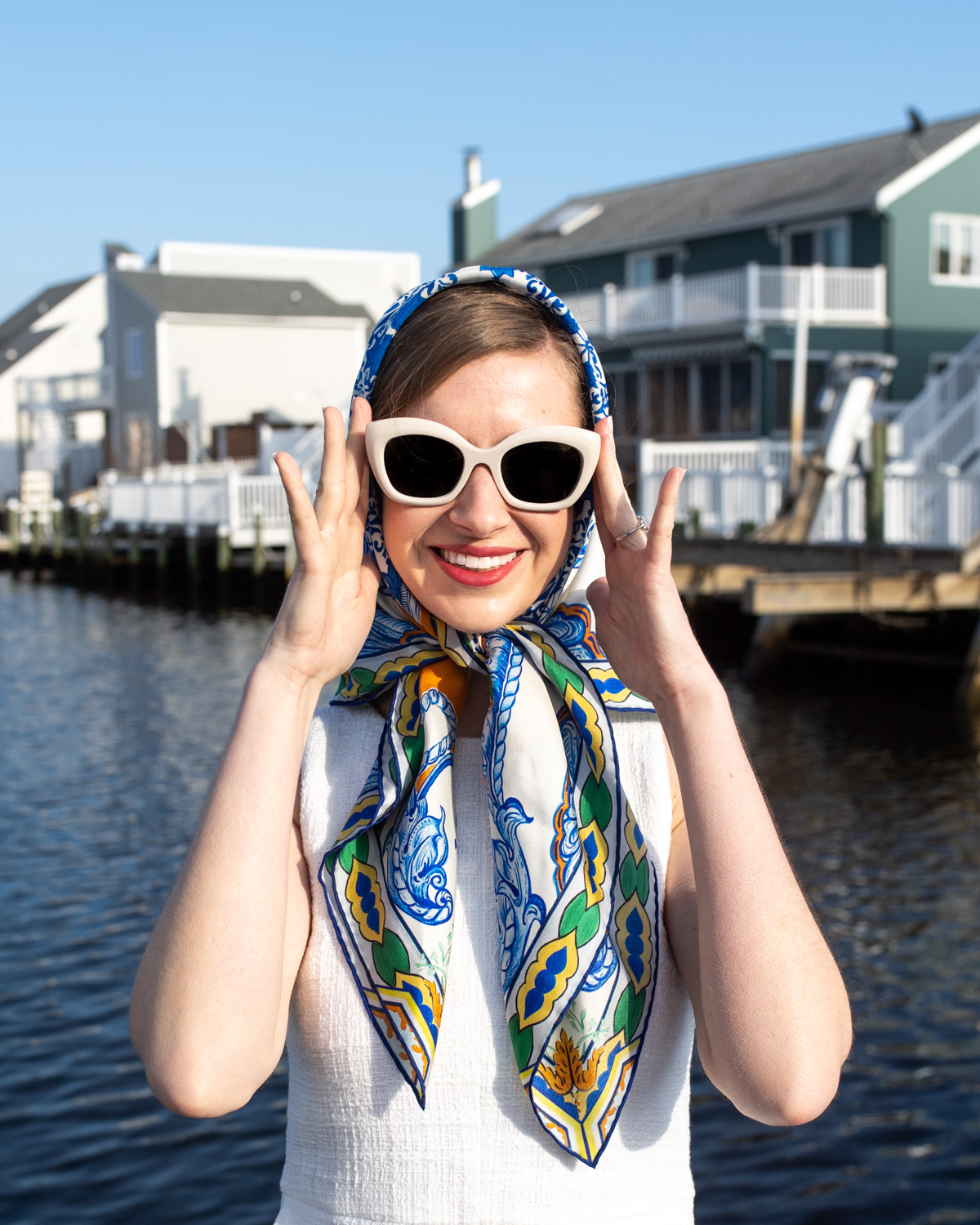 5 Ways to Wear a Silk Scarf - STACIE FLINNER